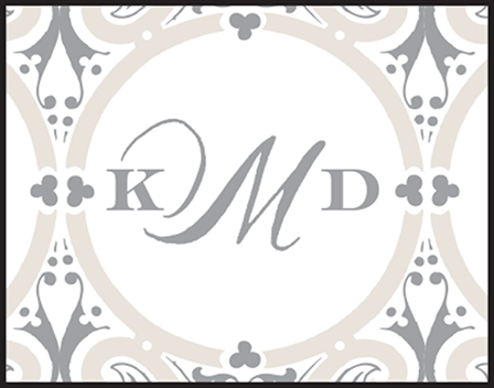 Royal Valance Letterpress Stamp Design Medium