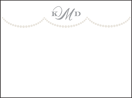 Royal Valance Letterpress Thank You Card Flat Design Medium