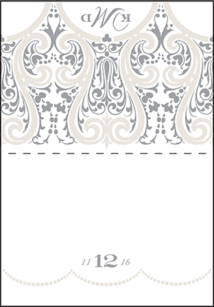Royal Valance Letterpress Thank You Card Fold Design Medium