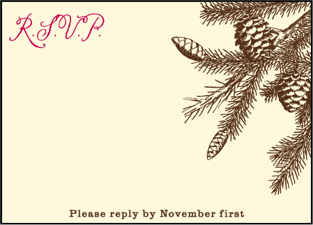 Rustic Lookout Letterpress Reply Design Medium
