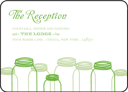 Rustic Summer Letterpress Reception Design Medium