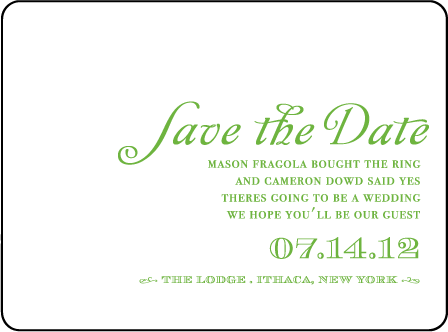 Rustic Summer Letterpress Save The Date Design Medium