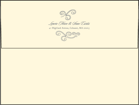 Sailboat Letterpress Envelope Design Medium
