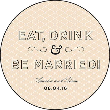 Sampler Letterpress Coaster Design Medium