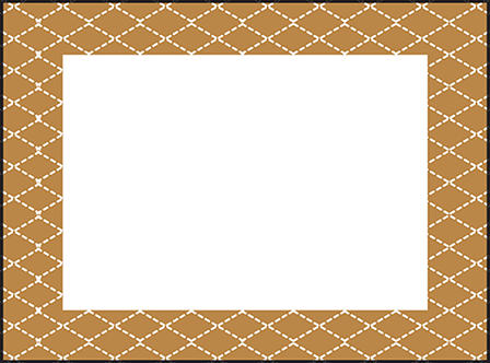 Sampler Letterpress Placecard Flat Design Medium