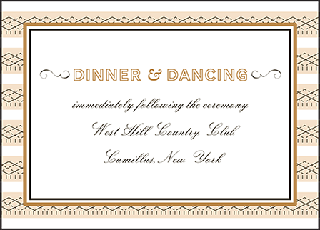 Sampler Letterpress Reception Design Medium