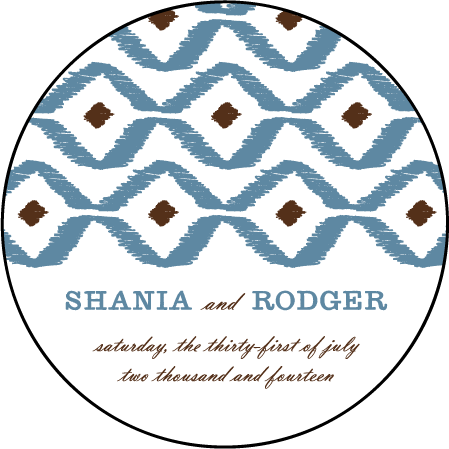 Santa Fe Letterpress Coaster Design Medium