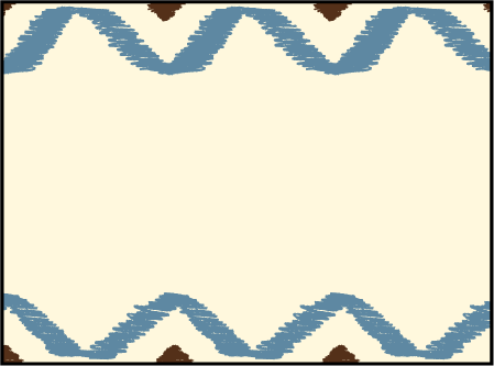 Santa Fe Letterpress Placecard Flat Design Medium