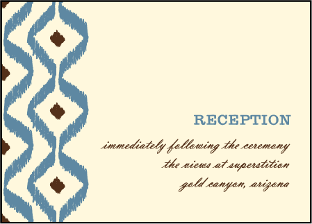 Santa Fe Letterpress Reception Design Medium