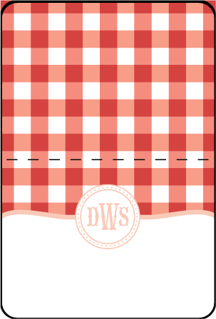 Savannah Letterpress Placecard Fold Design Medium