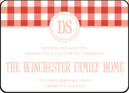 Savannah Letterpress Reception Design Medium