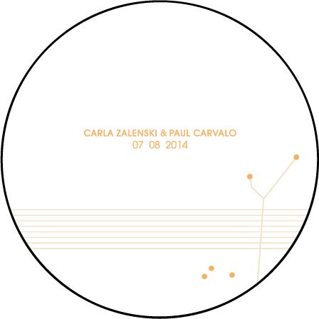 Seasonal Letterpress Coaster Design Medium