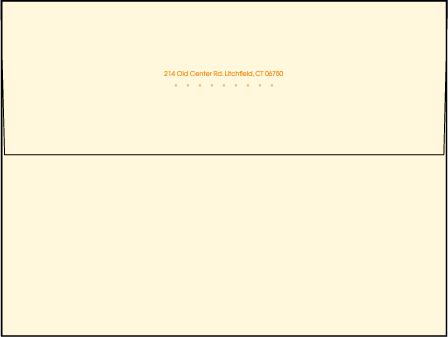 Seasonal Letterpress Envelope Design Medium