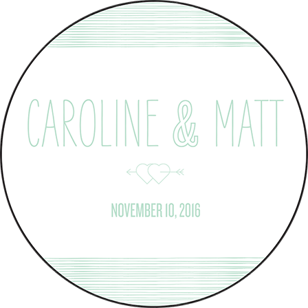 Sellick Modern Letterpress Coaster Design Medium