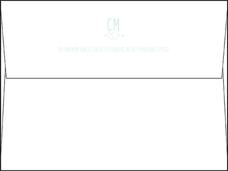 Sellick Modern Letterpress Envelope Design Medium