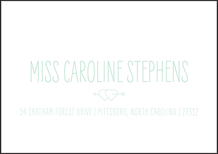 Sellick Modern Letterpress Reply Envelope Design Medium