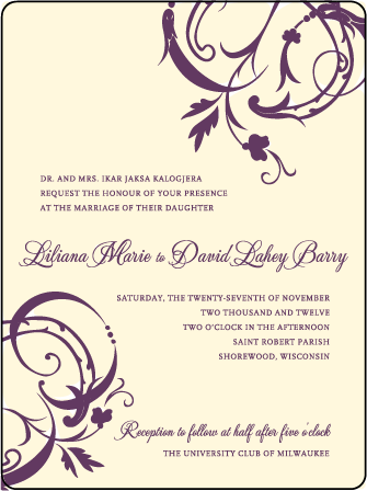 Sevilla Letterpress Invitation Design Medium
