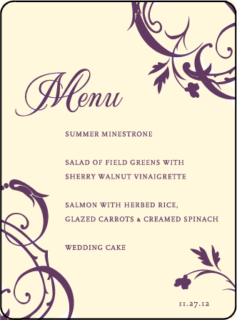 Sevilla Letterpress Menu Design Medium