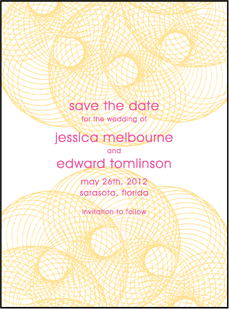 Shelby Letterpress Save The Date Design Medium