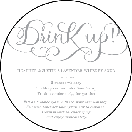 Simple Charms Letterpress Coaster Design Medium