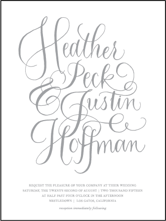 Simple Charms Letterpress Invitation Design Medium