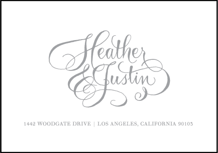 Simple Charms Letterpress Reply Envelope Design Medium