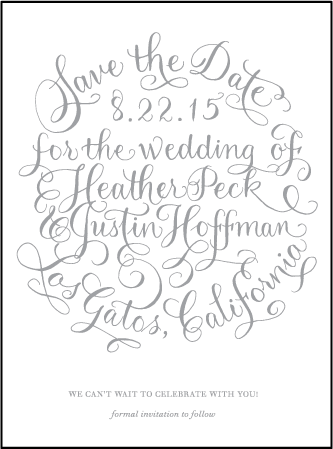 Simple Charms Letterpress Save The Date Design Medium