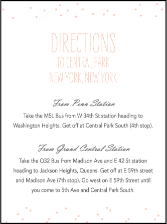 Simple Dot Letterpress Direction Design Medium