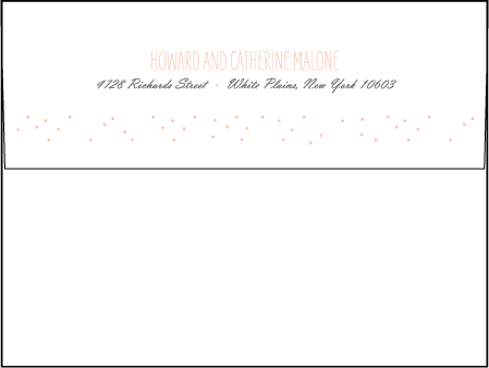 Simple Dot Letterpress Envelope Design Medium