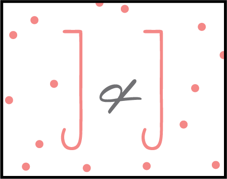 Simple Dot Letterpress Stamp Design Medium