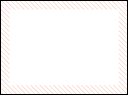 Simple Stripes Letterpress Placecard Flat Design Medium
