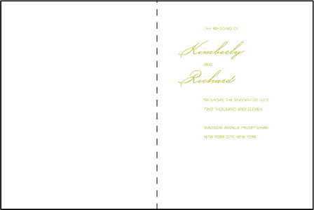 Simplicity Letterpress Program Design Medium