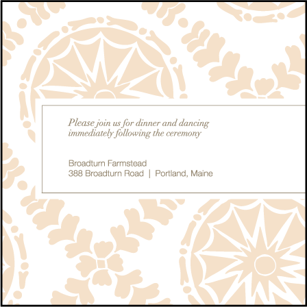 Solina Letterpress Reception Design Medium