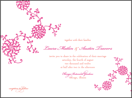 Somersby Letterpress Invitation Design Medium