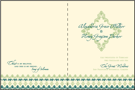 Sonnet Letterpress Program Design Medium