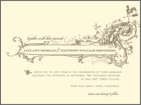 Splendor Letterpress Invitation Design Medium