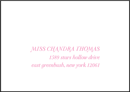 Storybook Romance Letterpress Reply Envelope Design Medium