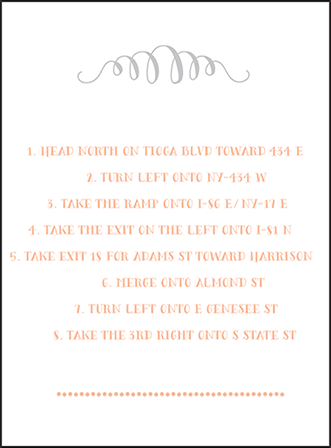 Surfside Letterpress Direction Design Medium