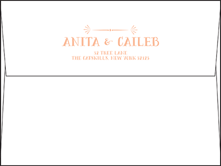 Surfside Letterpress Envelope Design Medium