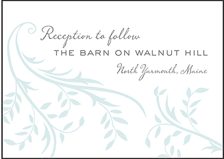 Sweet Laurel Letterpress Reception Design Medium