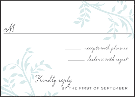Sweet Laurel Letterpress Reply Design Medium