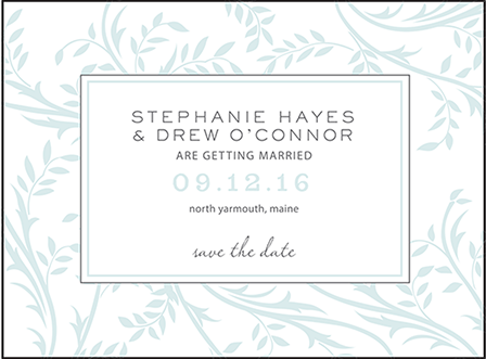 Sweet Laurel Letterpress Save The Date Design Medium