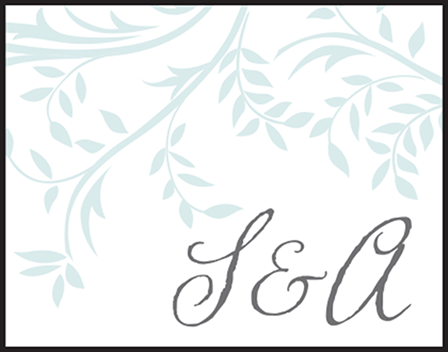 Sweet Laurel Letterpress Stamp Design Medium