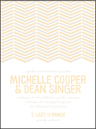 Sweet Lorna Letterpress Invitation Design Medium