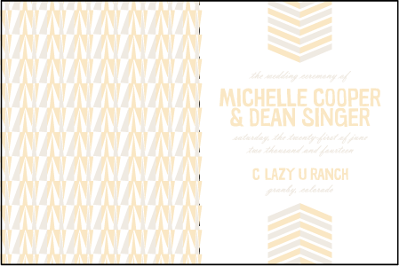 Sweet Lorna Letterpress Program Design Medium