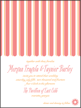 Sweet Summer Letterpress Invitation Design Medium