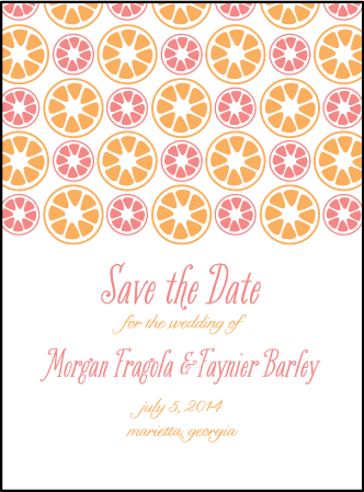 Sweet Summer Letterpress Save The Date Design Medium