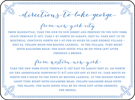 Tailored Letterpress Direction Design Medium