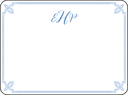 Tailored Letterpress Thank You Card Flat Design Medium