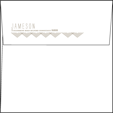 Tapestry Letterpress Envelope Design Medium